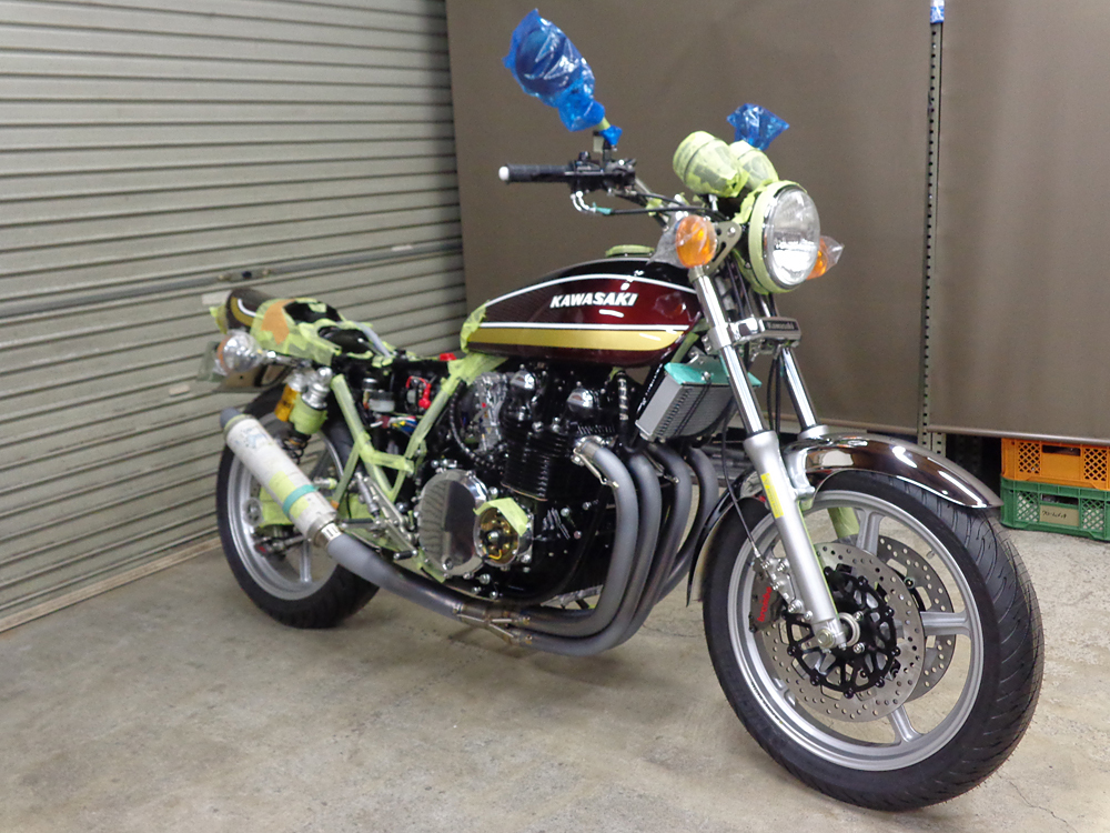 Z1の組みたて進んでます。: 田崎隆一 旧車バイクリニューアル販売・ブログ